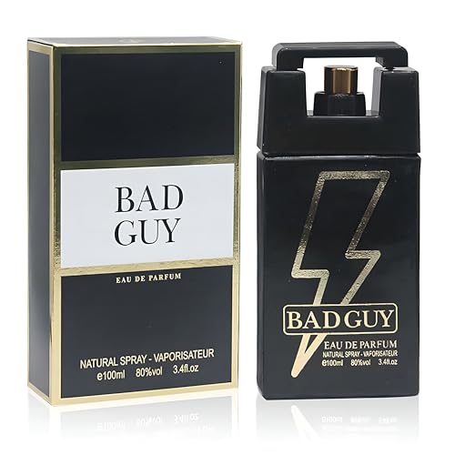 Image of AFLUXE Bad Guy EDP Men's Cologne, Citrus Leather Woody | Bold eau de parfum men with lemon bergamot star anise. Leather tonka bean base. Long lasting daily masculine scent.