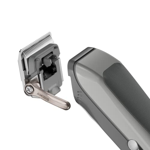 Andis 86100 Revite Cordless Lithium-Ion Adjustable Taper Hair Cutting Clipper With Stainless Steel Blade - Gray #TOP3