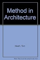 Method in Architecture 0471904090 Book Cover