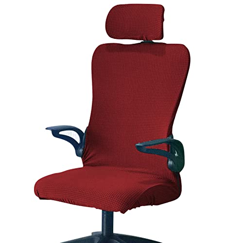 Housse de siège de bureau extensible protection chaise lavable universelle - 5
