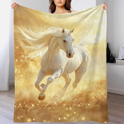 Couverture plaid cheval pour réchauffer le cœur des petits et grands - 6