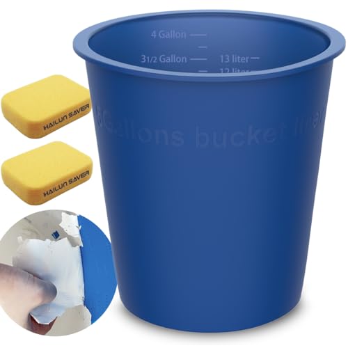 HAILUN SAVER 5 Gallon Bucket Liner for Concrete Mixing Tub (Blue 2)