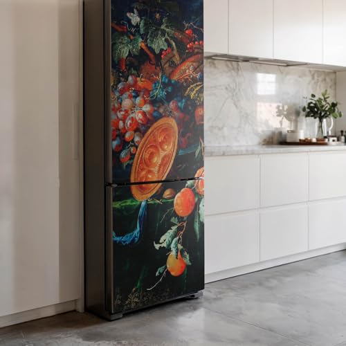 Vinilo para Frigorífico 60x190 cm Adhesivo Resistente Bodegón Frutas 4