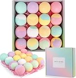 Bombe de Bain Original,16PCS Boule de Bain Femme Relaxante...