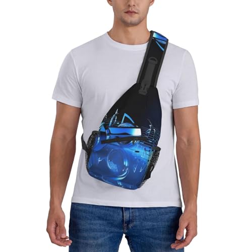 Mochila de Pecho Cruzada Negra miniatura 7