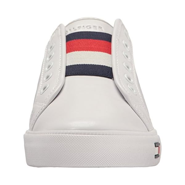 Tommy Hilfiger Women's Anni Slip-On Sneaker, White, 11