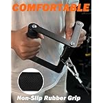 Fitarc Double D Row Handle Cable Attachments for Gym, Non-Slip V Bar Attachment for Home Gym Equipment, T Bar Row Attachment for Back Training, LAT Pulldown Attachments and Cable Machine Attachment - Image 3