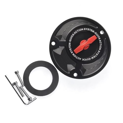Bouchon de réservoir rouge pour moto Yamaha MT09 pour des ravitaillements rapides