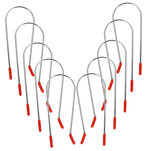 PAMINGONO Set di Bigodini Caldi 16 Pezzi in Acciaio Inossidabile Rulli di Ricambio per Bigodini Caldi Morsetti