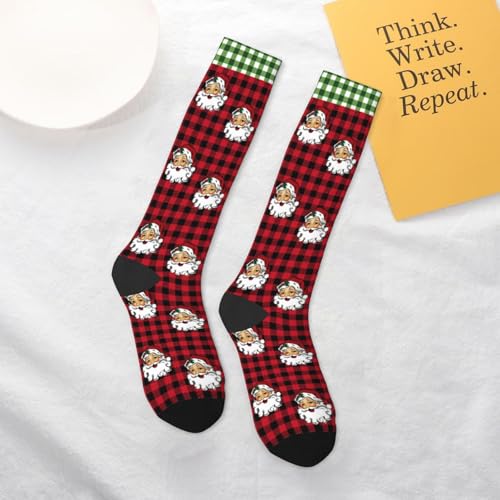 Image of Knee High Socks for Women Girls Fashion Women's Festival Stockings for Casual Running Work Travel