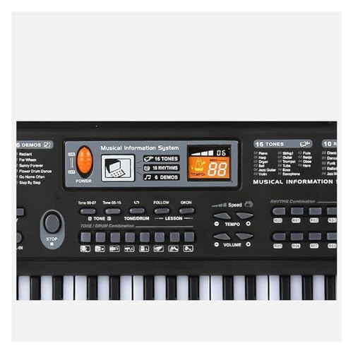 Électronique clavier Piano 61 Touches Noir Musique Numérique Clavier Électronique Clavier Électrique Piano Clavier Instrument Clavier Piano - Les Beatles, Paul McCartney, John Lennon, RIngo Starr, George Harrison Électronique clavier Piano 61 Touches Noir Musique Numérique Clavier Électronique Clavier Électrique Piano Clavier Instrument Clavier Piano – Image 7