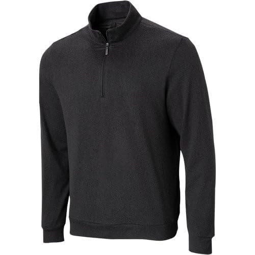 Greg Norman Men's Lined Golf Wind Sweater Black M2
