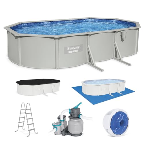 Bestway Hydrium Galvanized Steel Wall Above Ground Pool Set 20'
