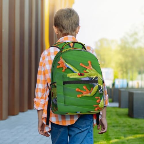 Sac à dos grenouille noir étanche pour école et filles - 7