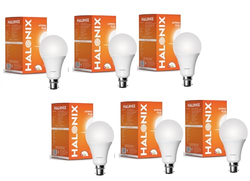Image of Halonix 25W LED Light Bulb | White (6500K) |Energy Efficient| 4kv Surge Protection | High Lumens Per Watt | Pack of 6