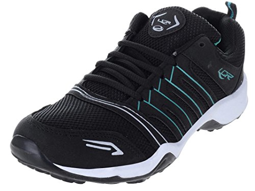 Outdoor Lace Up Running Shoes (Black 