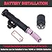 LECPECON Tactical Flashlight 1000 Lumens with Remote Pressure Switch and M-Mount, Picatinny Mount (600)