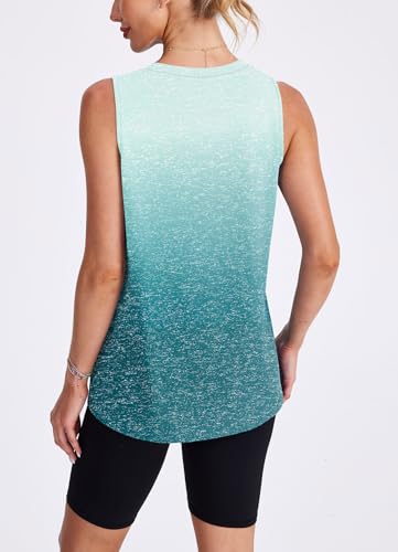 Image of Womens Workout Tank Tops Lightweight Sleeveless Shirts for Women Loose Fit Tops for Athletic Running Tennis Yoga