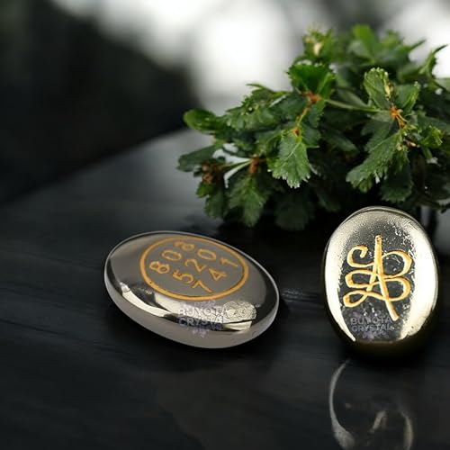 Zibu Coin with Engraved Angel Number Lucky Charm for Prosperity, ...