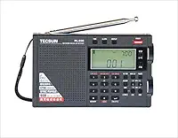 TECSUN PL330 Rádio portátil de ondas curtas AM FM SW LW com banda lateral única bateria recarregável ideal para uso doméstico e ao ar livre