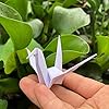 100PCS 5.9" Premade White Origami Cranes for Wedding Party Favor Table Centerpieces Decorations DIY Crane Bird Garlands Birthday Baby Shower Party Supplies #3