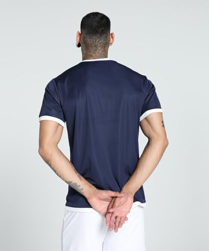 Image of Puma Men's teamLIGA Football Jersey | Lightweight and Sweat Proof Polyester Sports Crew Neck Training T-Shirt for Men | Breathable Athletic T-Shirt for Football & Sports