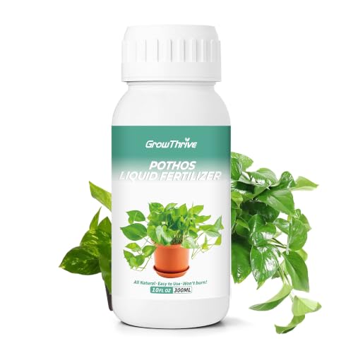 Pothos Fertilizer Liquid Plant Food with Organic Micro-Nutrient Vibrant Leaves & Root Growth Organic Slow Release to Prevent Seedling Burn & Over-Fertilization 10 oz