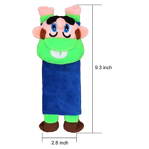 HODRME Car Seat Belt Covers for Kids-Cute Plush Safty Belt Protector Cushions Shoulder Pads, School Bag Strap Covers, Baby Carriage Strap Covers, 2 Pieces