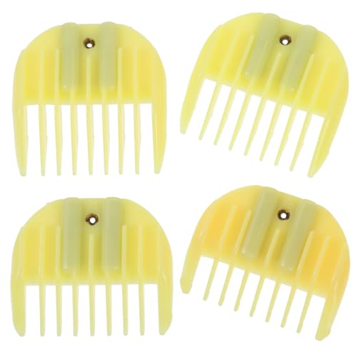 BESTYASH Hair Trimmer Comb Set 4pcs Professional Cutting Guides Combs Trimmers Barber Accessories Random Color