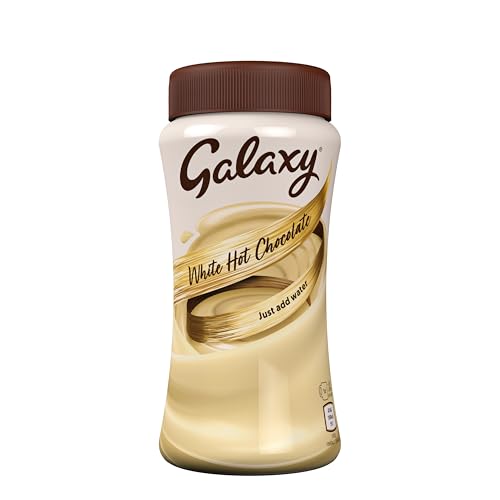 Galaxy White Hot Chocolate 300g (Pack of 6) 72 Servings | Just Add Water or Milk | Galaxy White Chocolate Powder | Delicious White Drinking Chocolate | Made with White Chocolate