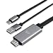 Produktbild 4smarts Aktiver Adapter USB-C auf HDMI 4K (DeX und Easy Projektion) mit USB-A Ladekabel 1,8m