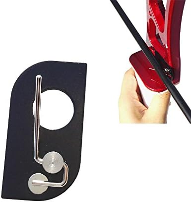 SHARROW Archery Magnetic Arrow Rest Stainless Steel Arrow Rest RH LH Recurve Bow Arrow Rest for Shooting Targeting Accessory (Right Hand)