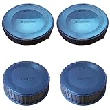 2 hintere Objektivdeckel kompatibel mit Nikon F-Halterung + Kameragehäuse für D7000 D5100 D5000 D3200 D3100 D3000 D90 D80 D6 D5 D810A D7200 D500 D3400 D5600 D600 D6 850 D 7500, D3500, D780, D4, D3, D2