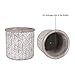 T4U 4 Inch Cement Pot Grey Set of 3, Small Concrete Succulent Round Planter Vase Plant Herb Cactus Container Window Box Holder for Home and Office Decor Birthday Wedding (No Hole)