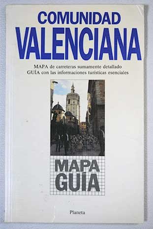 Mapa guia de la comunidad Valenciana