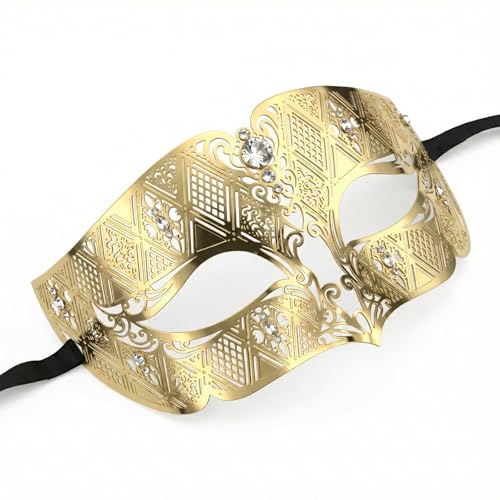 Image of Coddsmz Couples Venetian Masquerade Mask Set Luxury Style Princess Party Mask for Couples Women and Men Mardi Gras Masks