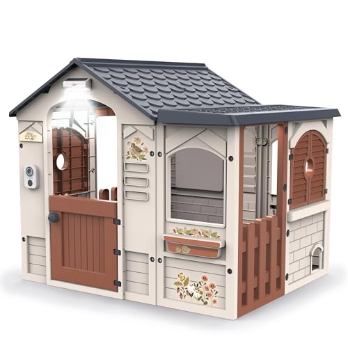 Chicos - Casita Infantil Exterior Play Garden Luz y Sonido | Montaje y desmontaje Sencillo y rápido | A Partir de 2 años (89626)