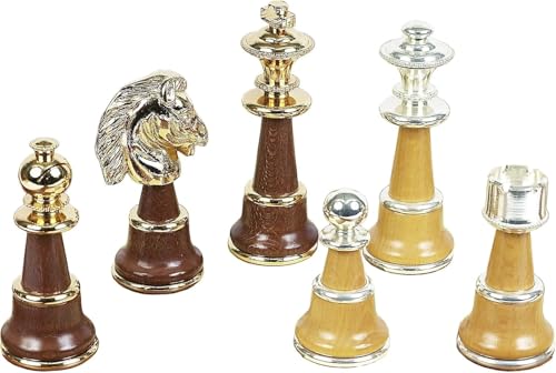 Juego de ajedrez de lujo con mesa de mármol italiana miniatura 4