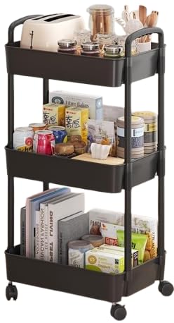 キャスター付き キッチンワゴン ラック 隙間収納 ベビーワゴンおしゃれ 小物収納 多機能 ランドリー ラック大容量 軽量 ABS 組立簡単 庭 ストレージ 着陸 動く 台所 洗面所 洗濯室 ラック キャスター付き 収納棚 すきま収納 ワゴン キッチン収納カ