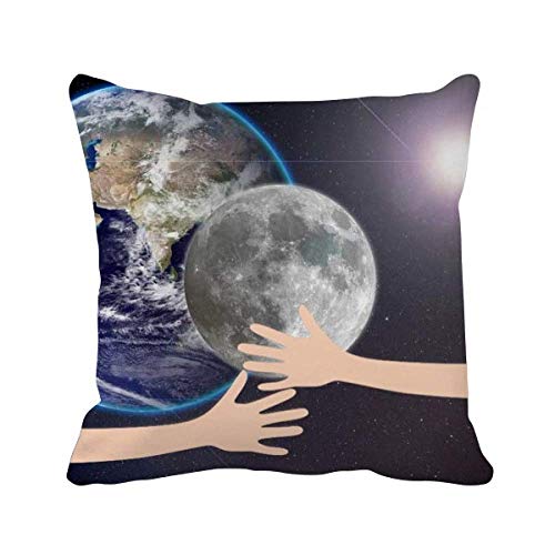 Coussin de cou planète bleue blanche lumière blanche DIYthinker - 2