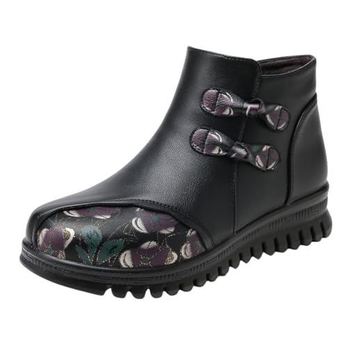 Bottes plates femme qui ne font pas mal aux pieds avec fermeture éclair latérale