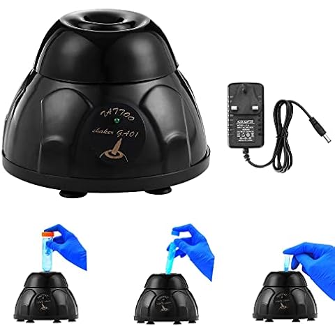 Mini Vortex Mixer, 5200 rmp 30ml Mini Liquid Shaker, Lab / Paint Inks Mixing Shaker, Touch Control Agitator Strong Shaking Blender For Laboratory School Beauty Cover