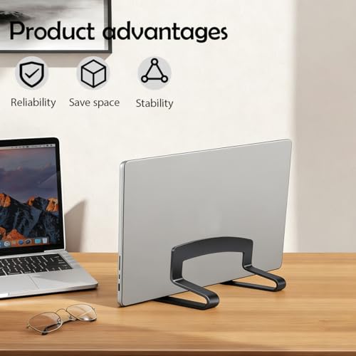 Soporte Vertical Ajustable para Laptop de Aluminio miniatura 3