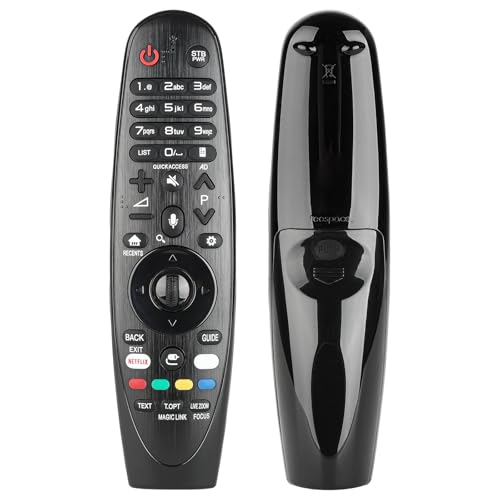 Mando a Distancia AN MR650A Voz Puntero Mágico Compatible con LG Smart TV OLED/Super UHD/UHD 4K TVs W7 G7 E7 SJ9570 SJ9500 SJ8570 UJ7700 UJ6570 Serie Sustitución Controlador con Netflix Botones