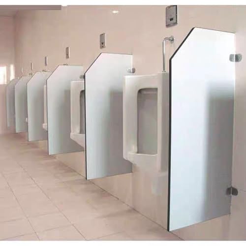 Deflector de orinal para evitar salpicaduras y garantizar privacidad con acero inoxidable 7
