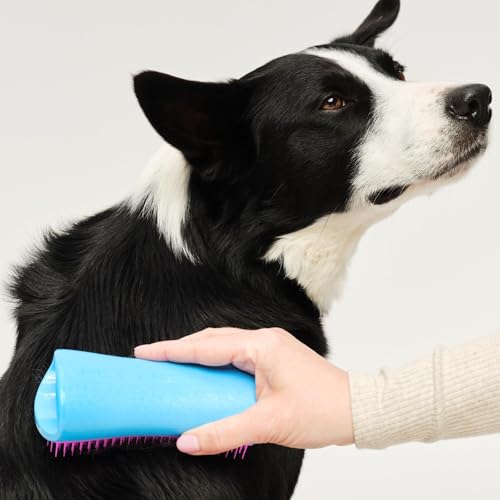 Miniatura 3 de Pet Teezer Cepillo Deslanador Grande Pet Teezer Para Perro - Cepillo Para Perros Apto Para Uso En Seco O En Mojado - Para Reducir La Caída Del Pelo - Azul Y Rosa