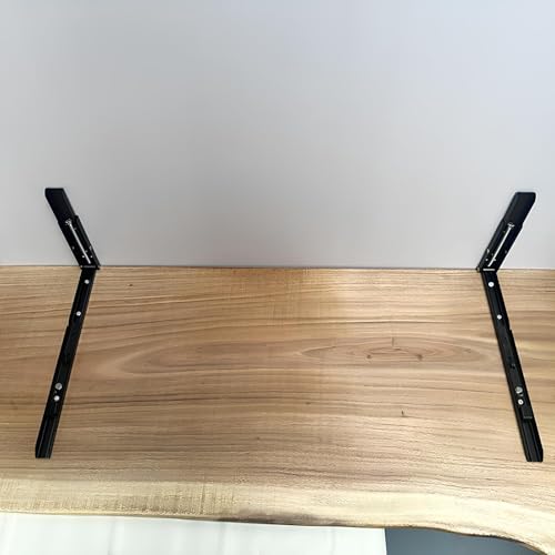 Table murale pliante gain de place étagère bois petits espaces