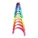 ATATMOUNT Grande Stacker Arcobaleno da 12 Pezzi - Puzzle di nidificazione in Legno/Blocchi creativi