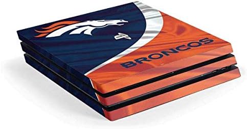 Skinit Decal Gaming Skin Compatible with PS4 Pro Console - Officially Licensed NFL Denver Broncos Design