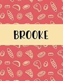 Brooke: Weekly Menu Planner & Grocery ListMeal Planner And Grocery List For Fridge